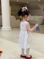 【80-130cm】ワンピース 女の子 かわいい アップリケ ノースリープ - 画像 (4)