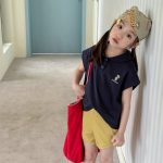 【80-130cm】半袖Ｔシャツ 女の子 POLOネック 韓国風 - 画像 (4)