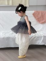 【90-140cm】ベスト 女の子 チュール 切り替え おしゃれ - 画像 (4)