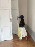 【100-160cm】アウター 女の子 ボーダー フード付き カジュアル - 画像 (7)