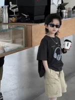 【90-160cm】半袖Tシャツ 男の子 プリント カジュアル - 画像 (6)