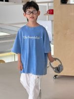 【90-160cm】半袖Ｔシャツ 男の子 ウォッシュド 英字 - 画像 (5)