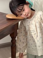【80-140cm】トップス 女の子 おしゃれ 花柄 通園・お出かけに - 画像 (4)