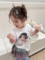 【90-150cm】Ｔシャツ 女の子 カートゥーン レイヤード かわいい - 画像 (3)