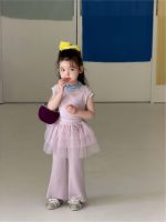 【90-140cm】セットアップ 女の子 おしゃれ ガーリー シルエット - 画像 (6)