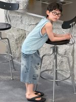【90-160cm】ベスト 男の子 ドライ 柔らかい ゆったり - 画像 (4)