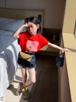 【90-150cm】半袖Ｔシャツ or ショートパンツ 女の子 プリント カジュアル - 画像 (4)