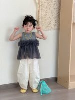 【90-140cm】ベスト 女の子 チュール 切り替え おしゃれ - 画像 (6)