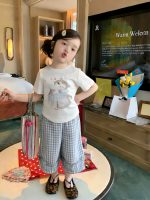 【90-150cm】Tシャツorパンツorセットアップ 女の子 チェック柄 シンプル