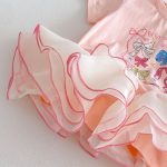 【73-120cm】半袖Ｔシャツ ベビー チュール フリル プリント - 画像 (5)
