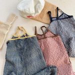 【80-130cm】パンツ ワイド 七分丈 おしゃれ サロペット - 画像 (6)