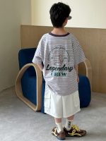 【90-160cm】半袖Ｔシャツ 男の子 ボーダー柄 お出かけに - 画像 (5)