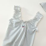 【90-140cm】水着 帽子付き ストレッチ 速乾 スイムウェア - 画像 (15)