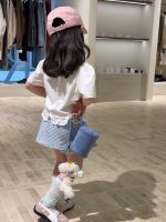 【80-130cm】Tシャツorスカート 女の子 フリル チェック柄 トレンド - 画像 (3)