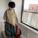 【90-150cm】Tシャツ プリント ラウンドネック - 画像 (3)