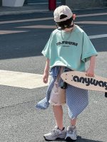 【90-130cm】半袖Ｔシャツorショートパンツ 男の子 ダメージジーンズ トレンド - 画像 (2)