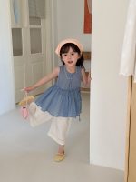 【90-140cm】トップス 女の子 チェック柄 ノースリープ - 画像 (3)