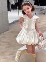 【90-150cm】ワンピース 女の子 セーラーカラー リボン かわいい - 画像 (5)