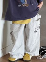 【100-150cm】ズボン ゆったり 配色 カジュアル - 画像 (3)