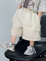 【90-140cm】ショートパンツ 男の子 ポケット付き カーゴパンツ - 画像 (4)