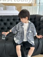 【90-140cm】シャツ 男の子 トレンド 通園・お出かけに - 画像 (4)