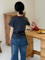 【90-150cm】半袖Ｔシャツ 女の子 カートゥーン プリント トレンド - 画像 (5)