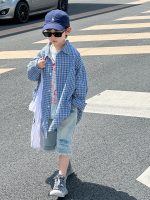 【90-130cm】シャツorショートパンツ 男の子 チェック柄 クール - 画像 (6)