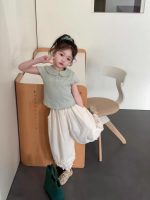 【90-150cm】トップスorパンツorセットアップ 女の子 フリル 無地 - 画像 (6)