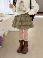 【100-170cm】スカート 女の子 おしゃれ ミニ丈 スウィート