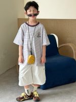 【90-160cm】半袖Ｔシャツ 男の子 ボーダー柄 お出かけに - 画像 (4)