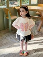 【90-150cm】トップス 女の子 レイヤード バタフライ かわいい - 画像 (5)