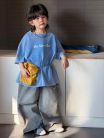 【100-150cm】Tシャツ 無地 プリント 半袖 - 画像 (4)