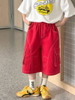 【90-160cm】ショートパンツ 男の子 ワイドレッグ カーゴパンツ - 画像 (6)