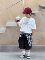 【90-160cm】Tシャツ プリント 夏新作 カジュアル - 画像 (5)