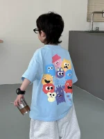 【100-160cm】Tシャツ プリント 男の子 カジュアル - 画像 (4)