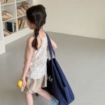 【80-130cm】ショートパンツ 女の子 無地 シンプル ファッション - 画像 (5)