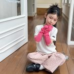 【100-170cm】ベスト or Ｔシャツ 女の子 ボーダー 通学・お出かけに - 画像 (9)