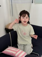 【90-140cm】半袖Ｔシャツ 女の子 スウィート 合わせやすい