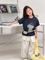【90-160cm】半袖Ｔシャツ 女の子 カートゥーン 着せやすい - 画像 (3)