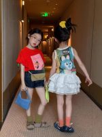 【90-150cm】半袖Ｔシャツ or ショートパンツ 女の子 プリント カジュアル - 画像 (6)