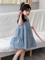 【90-140cm】ワンピース 女の子 ノースリープ ゆったり - 画像 (5)
