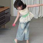 【90-150cm】ベスト 女の子 レース フリル おしゃれ - 画像 (4)
