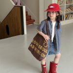 【80-130cm】半袖 シャツ 女の子 刺繍 ファッション - 画像 (3)