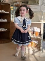 【90-150cm】セットアップ 女の子 丸襟 アカデミック風 - 画像 (5)