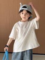 【100-160cm】キッズ Tシャツ 半袖　肌触り良好 キラッとストーン オシャレ見え - 画像 (5)