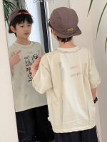 【100-160cm】半袖Tシャツ キッズ カートゥーン グラフィティプリント 週末のお出かけ - 画像 (4)