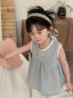 【90-140cm】トップス 女の子 ノースリープ 通園・お出かけに
