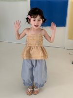 【90-140cm】パンツ 女の子 無地 フリル おしゃれ - 画像 (2)