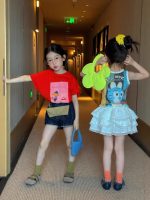 【90-150cm】半袖Ｔシャツ or ショートパンツ 女の子 プリント カジュアル - 画像 (5)