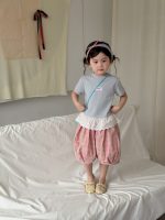 【90-140cm】ハーフパンツ 女の子 チェック柄 ハーレムパンツ - 画像 (4)